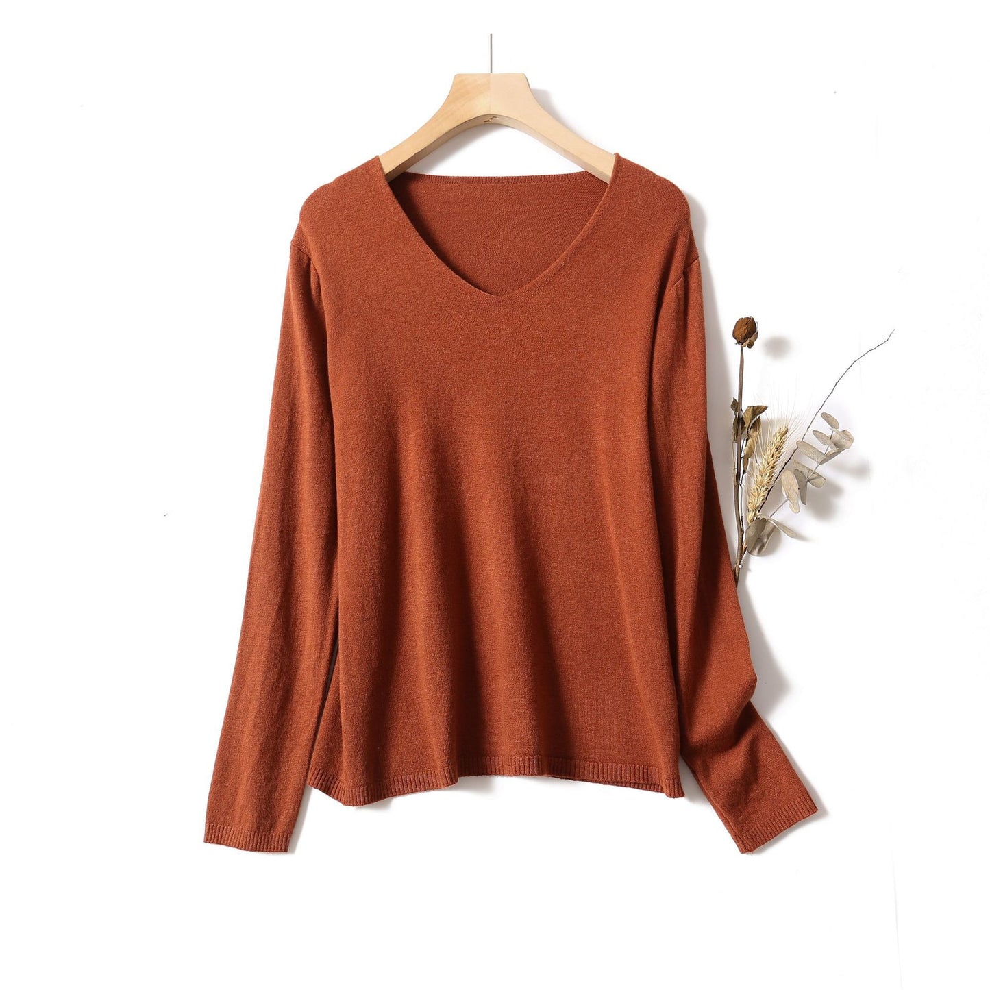 Base Shirt Sweater Long-sleeved Knitted Top