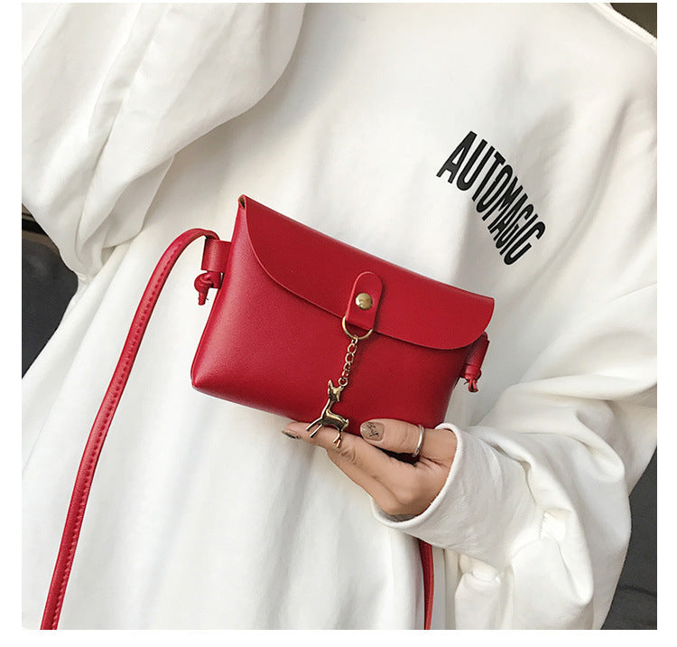 Ladies casual PU shoulder bag