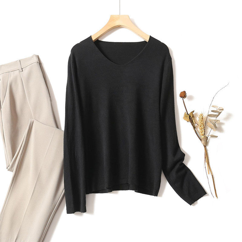 Base Shirt Sweater Long-sleeved Knitted Top