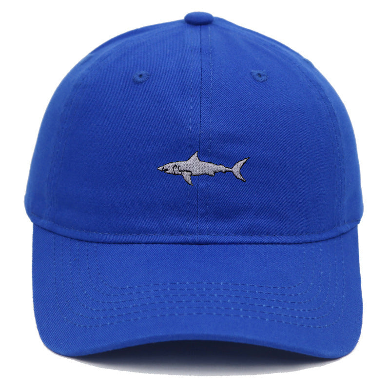 Premium Shark Embroidery Animal Baseball Cap Female Summer