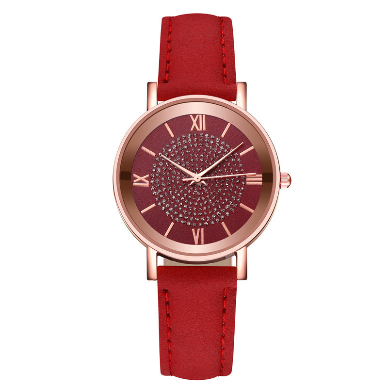 New net red starry watch