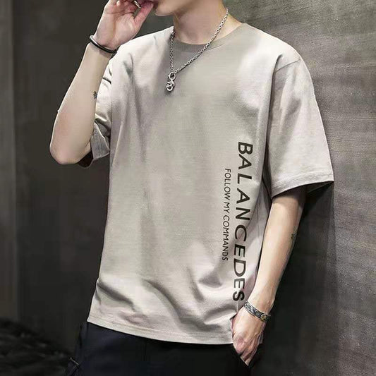 Men's Summer Loose Bottoming Shirt Short-sleeved T-shirt