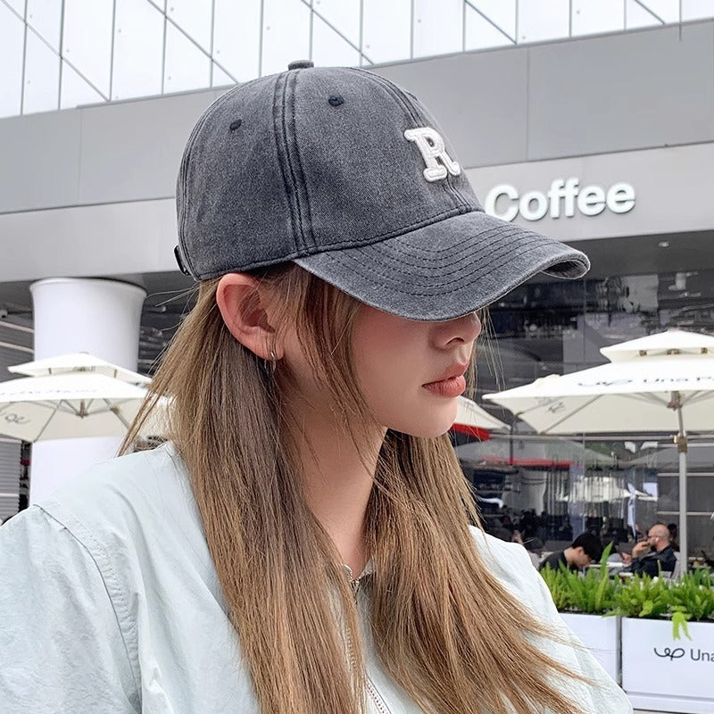 Casual All-match Soft Top Makes Face Look Head Circumference Peaked Baseball Hat