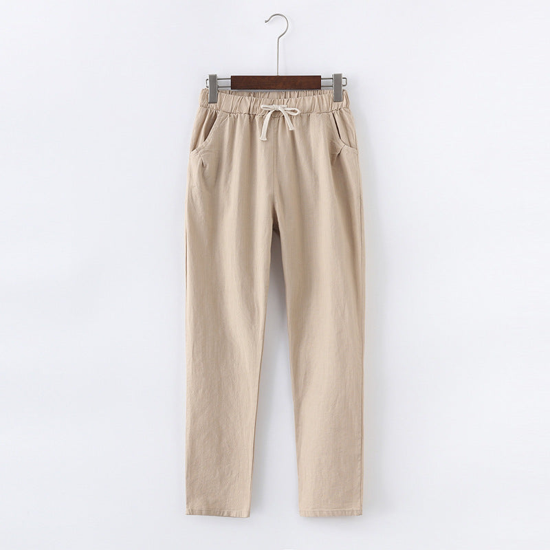 Women's cropped pants women harem pants