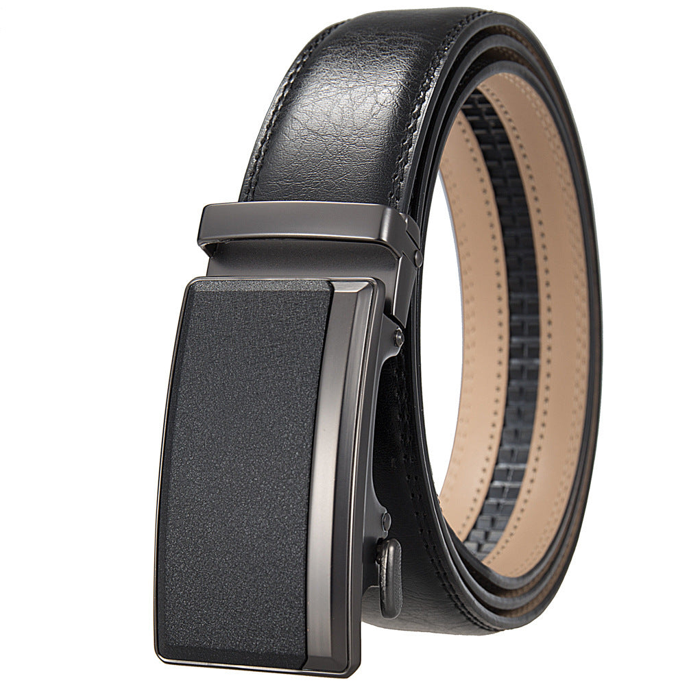 Men's Business Leather Split Leather Belt