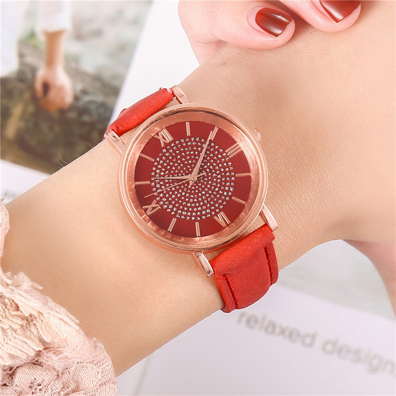 New net red starry watch