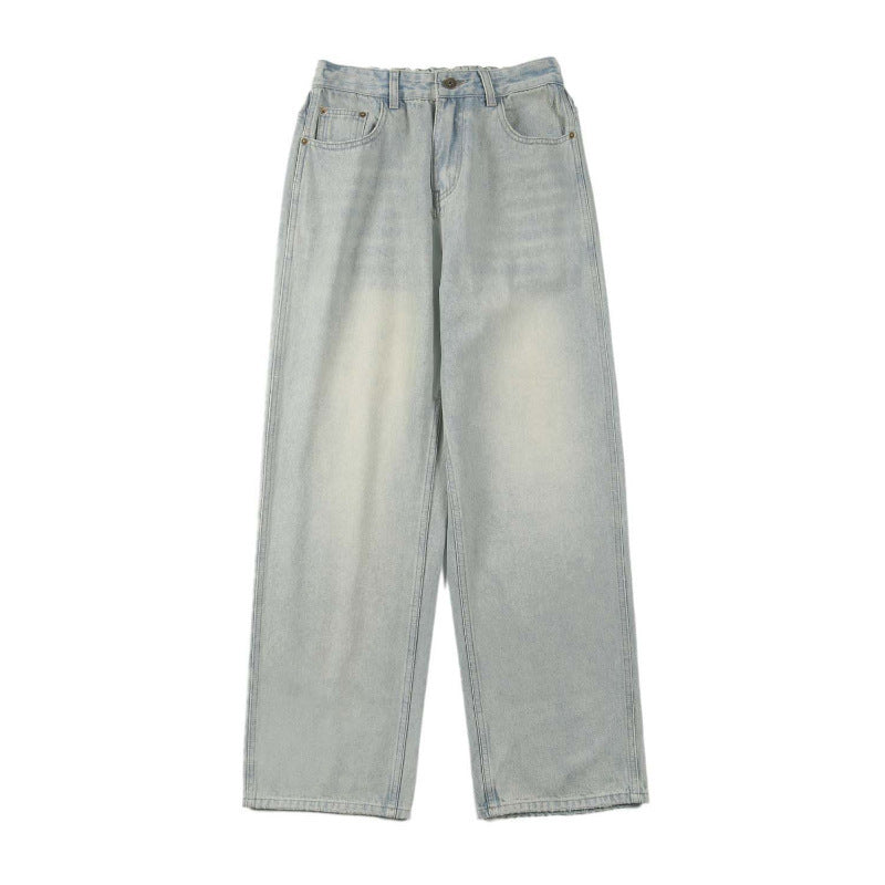 Retro Men's Straight Loose Wide-leg Pants