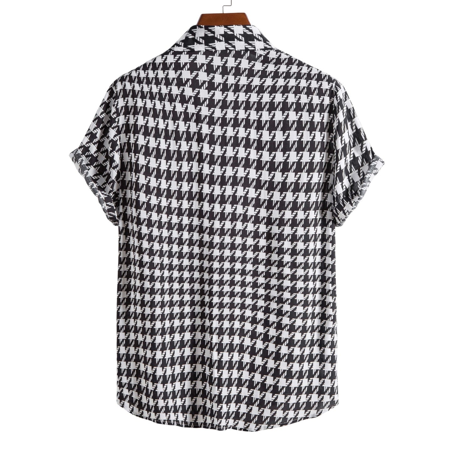 Cotton Thin Printed Short Sleeve Shirt