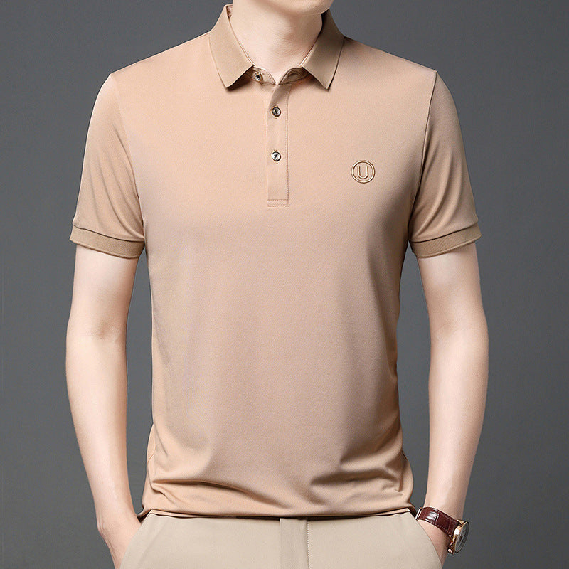 Polo Shirt Men's Business Casual Short Sleeve